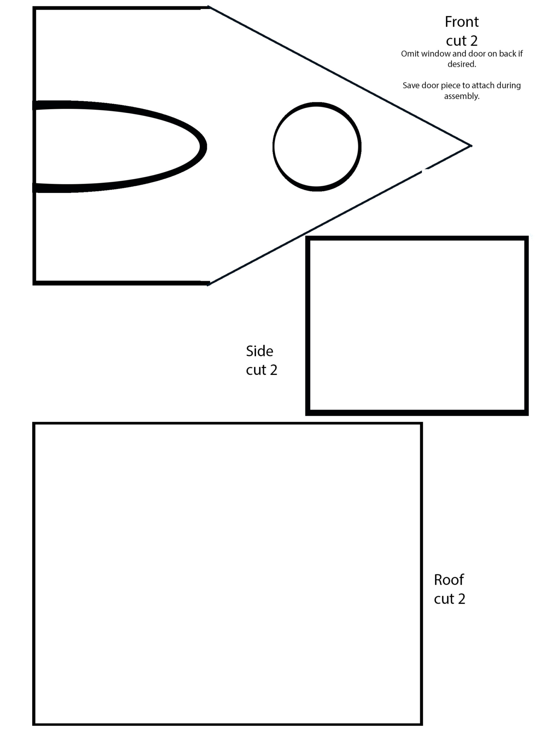Gingerbread Template – Bumblebee Parlor